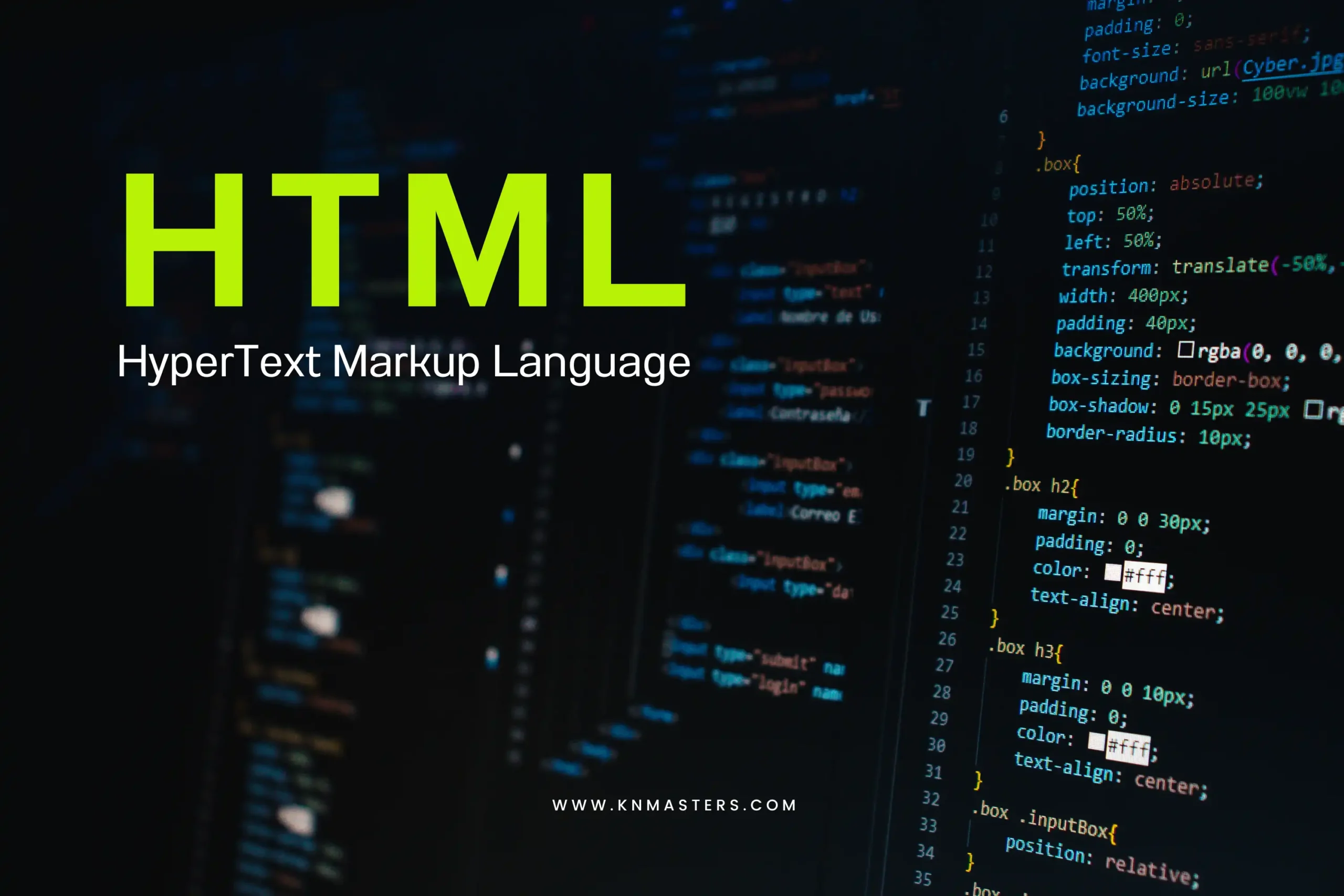 HTML (HyperText Markup Language)-cover