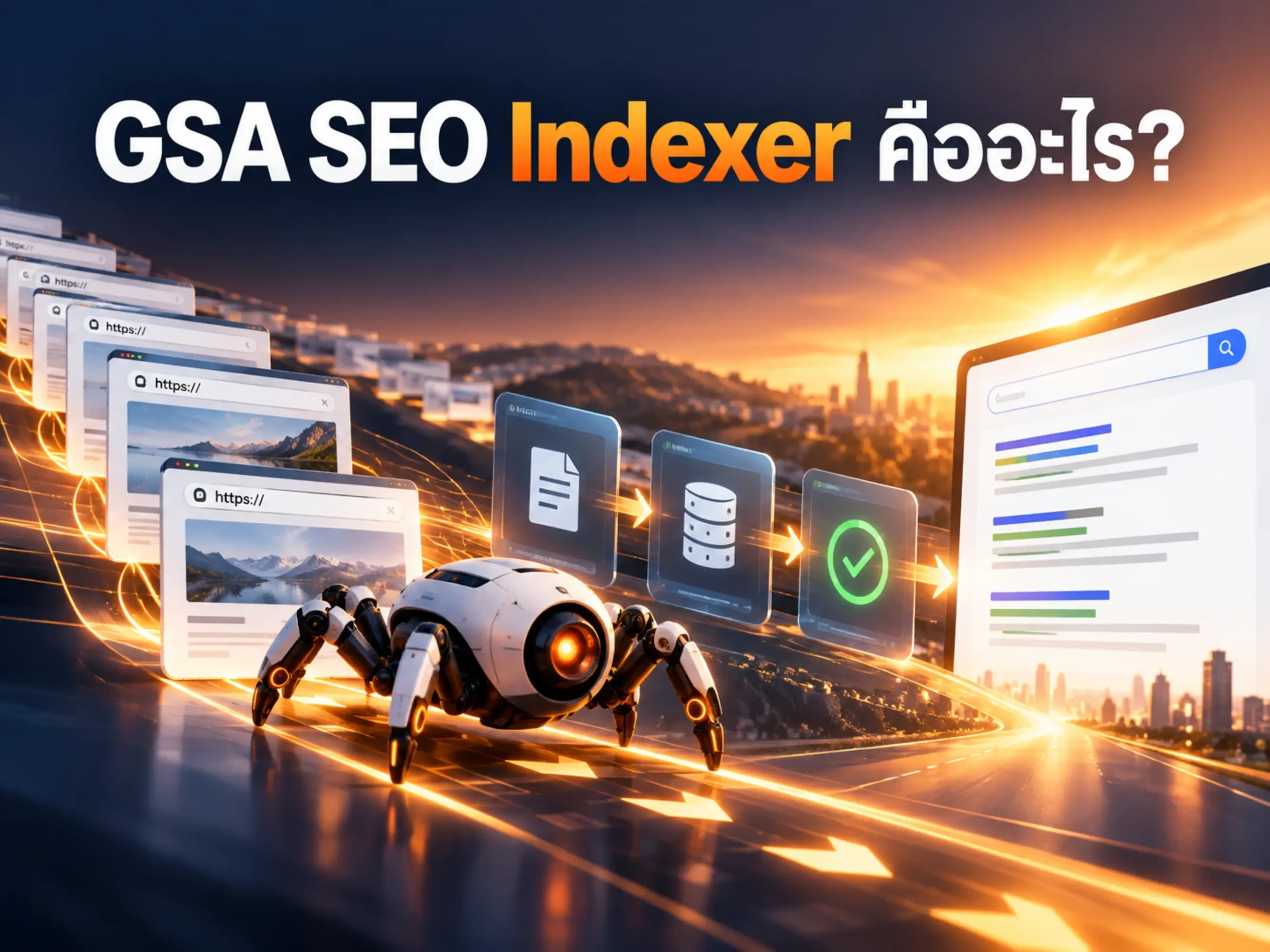 GSA SEO Indexer คืออะไร? ตัวช่วยส่งเว็บไซต์เข้าสู่สารบบการจัดอันดับอย่างรวดเร็ว 1 28349 gsa seo indexer Horizontal
