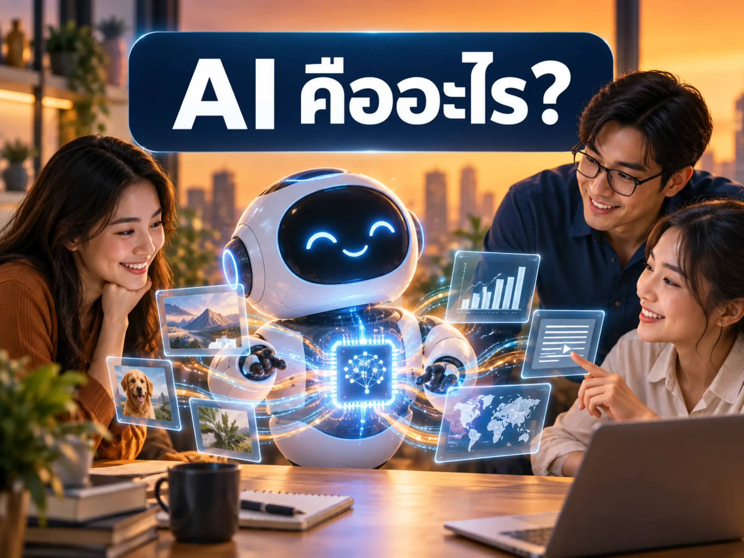 AI คืออะไร? ทำความเข้าใจเทคโนโลยีอัจฉริยะที่กำลังเปลี่ยนโลก 1 30388 ai Horizontal