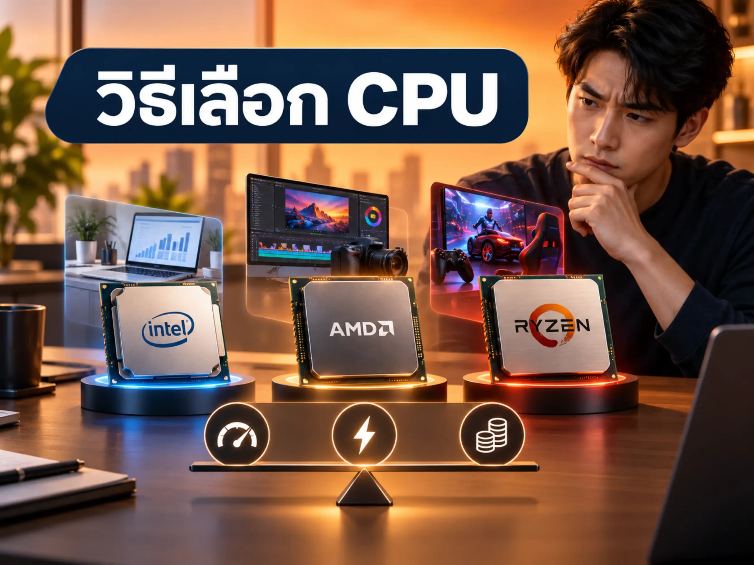 วิธีการเลือก CPU เคล็ดลับเลือกหน่วยประมวลผลให้เหมาะกับการใช้งาน 1 33129 how to choose cpu Horizontal