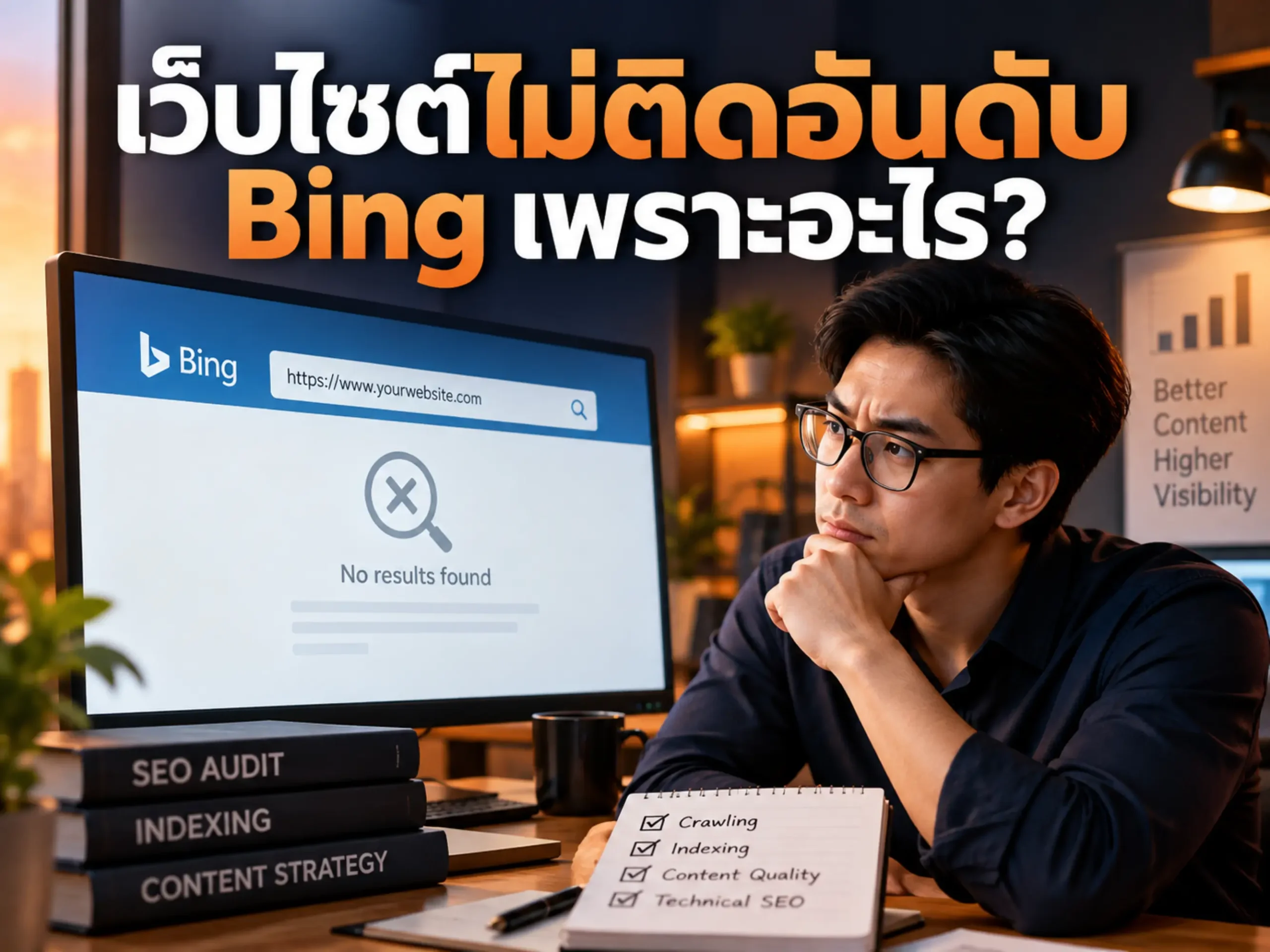 สาเหตุที่เว็บไซต์ไม่ติดอันดับบน Bing (พร้อมแนวทางแก้ไขละเอียด) 1 36555 why website not ranking on bing Horizontal