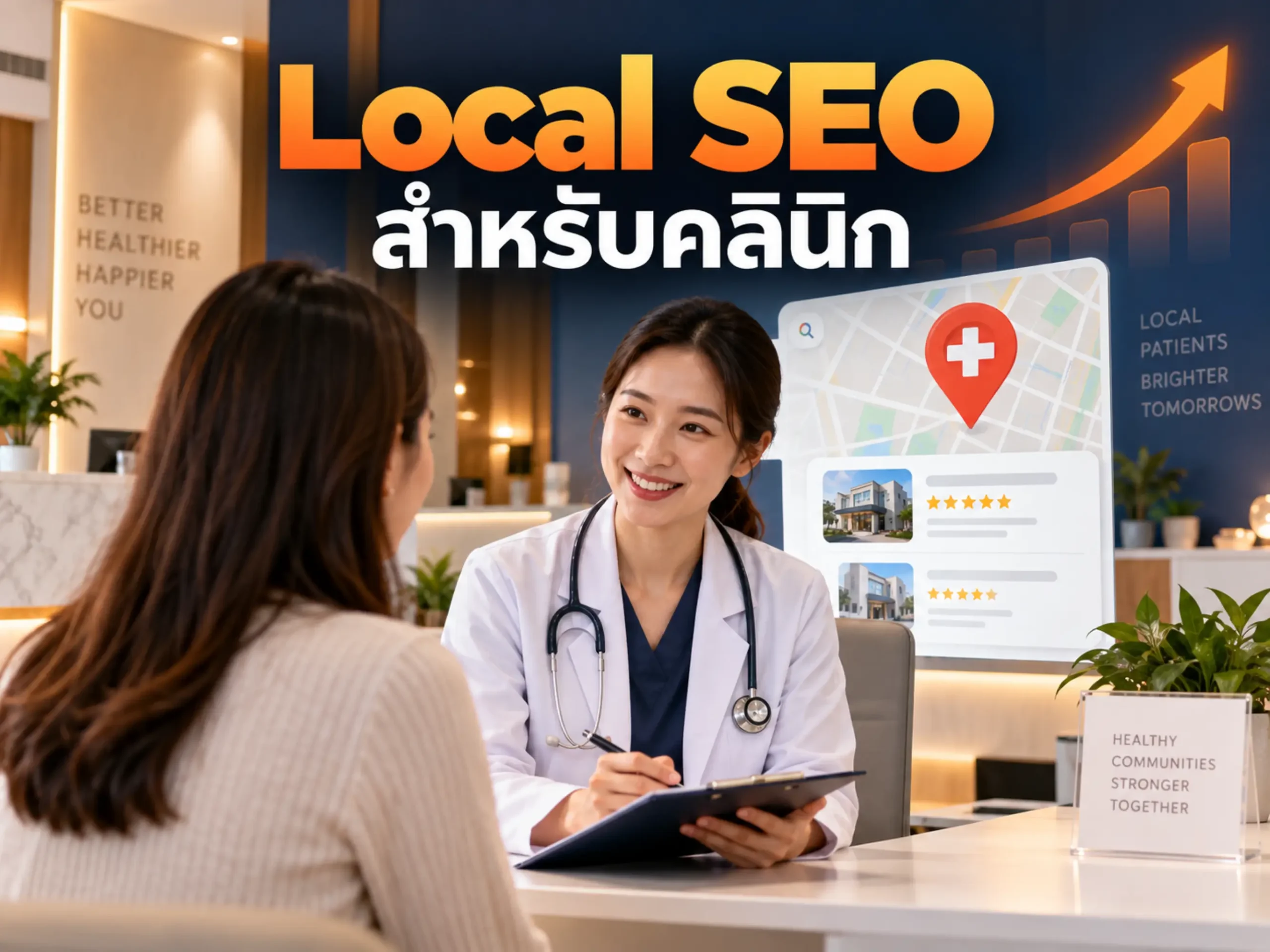 Local SEO สำหรับคลินิก: คู่มือเพิ่มคนไข้จากการค้นหาในพื้นที่อย่างยั่งยืน 1 40847 local seo for clinic Horizontal