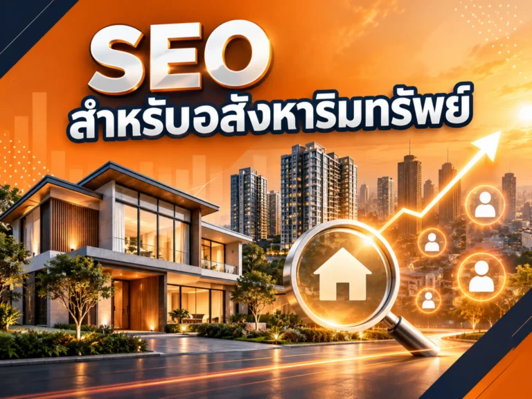 วิธีทำ SEO สำหรับอสังหาริมทรัพย์ เพิ่มลีดโดยไม่ต้องยิงแอดหนัก 5 43518 real estate seo Horizontal
