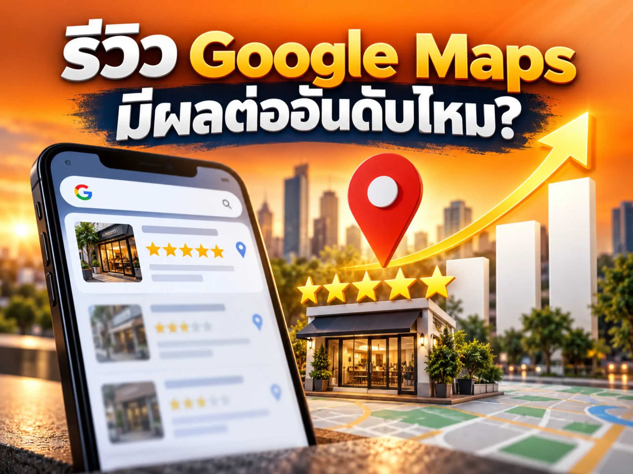 รีวิว Google Maps มีผลต่ออันดับจริงหรือไม่? เข้าใจบทบาทของรีวิวต่อ Local SEO อย่างถูกต้อง 1 43569 google reviews local ranking Horizontal