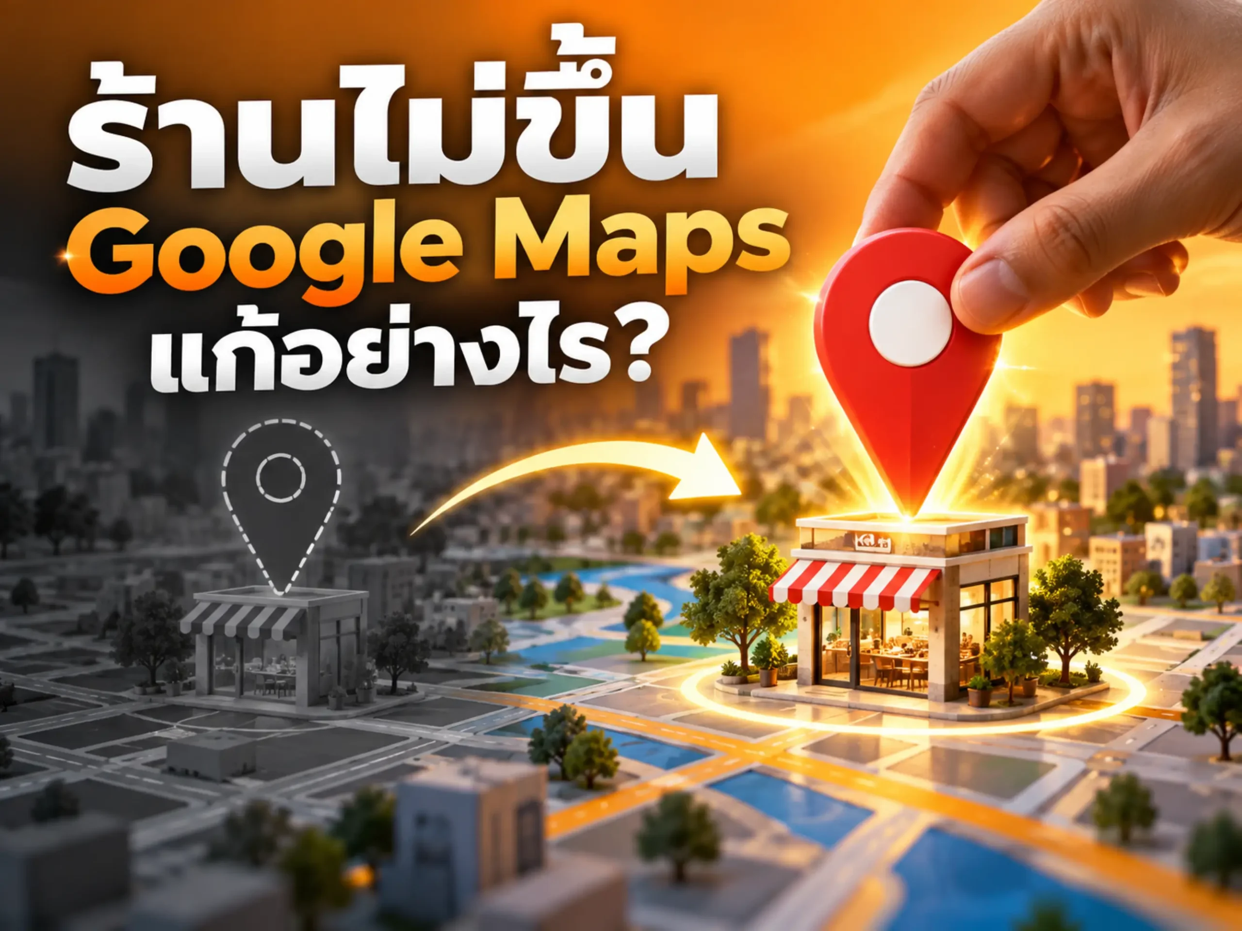 ร้านไม่ขึ้น Google Maps เกิดจากอะไร? รวมสาเหตุ วิธีตรวจสอบ และแนวทางแก้ไข 1 43574 business not showing on google maps Horizontal