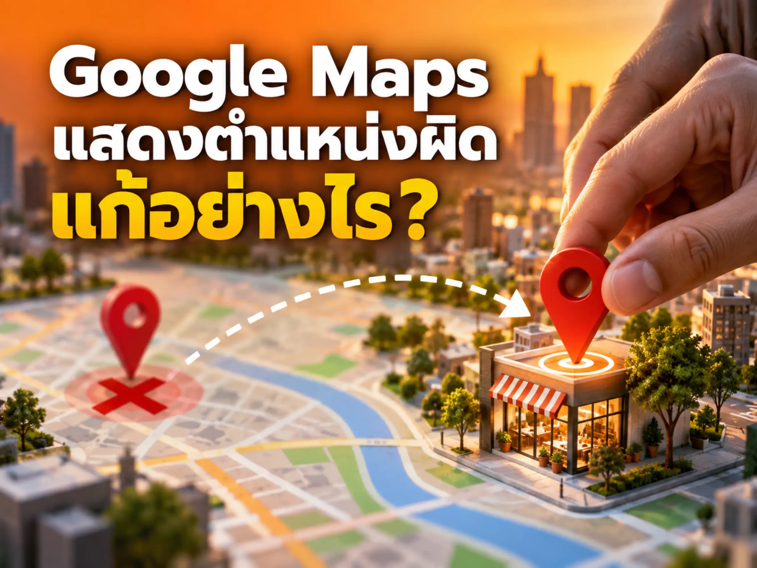 Google Maps แสดงตำแหน่งผิด แก้ไขอย่างไร? วิธีปรับหมุดธุรกิจให้ถูกต้อง 1 43587 fix google maps location Horizontal